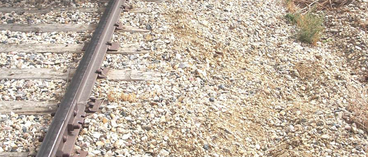 Train Tracks No Vegitation